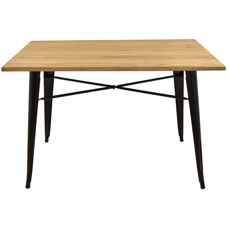 Wood Tolix Table 120X80cm