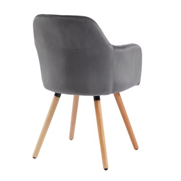 Modern Fabric Dinning Armrest Accent Chair
