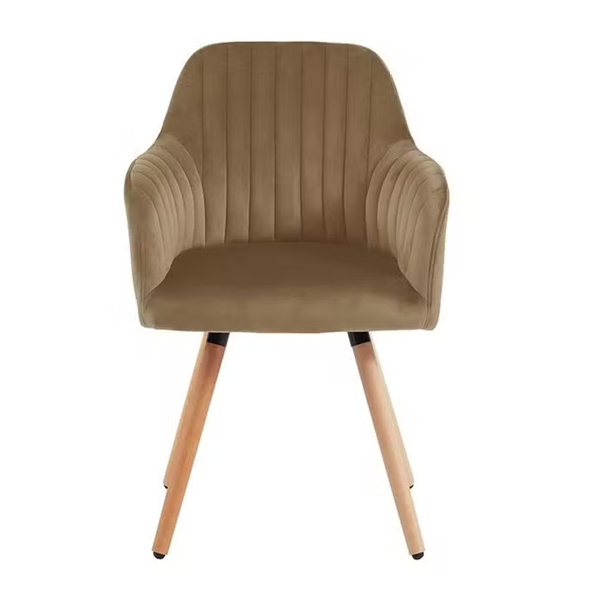 Modern Fabric Dinning Armrest Accent Chair