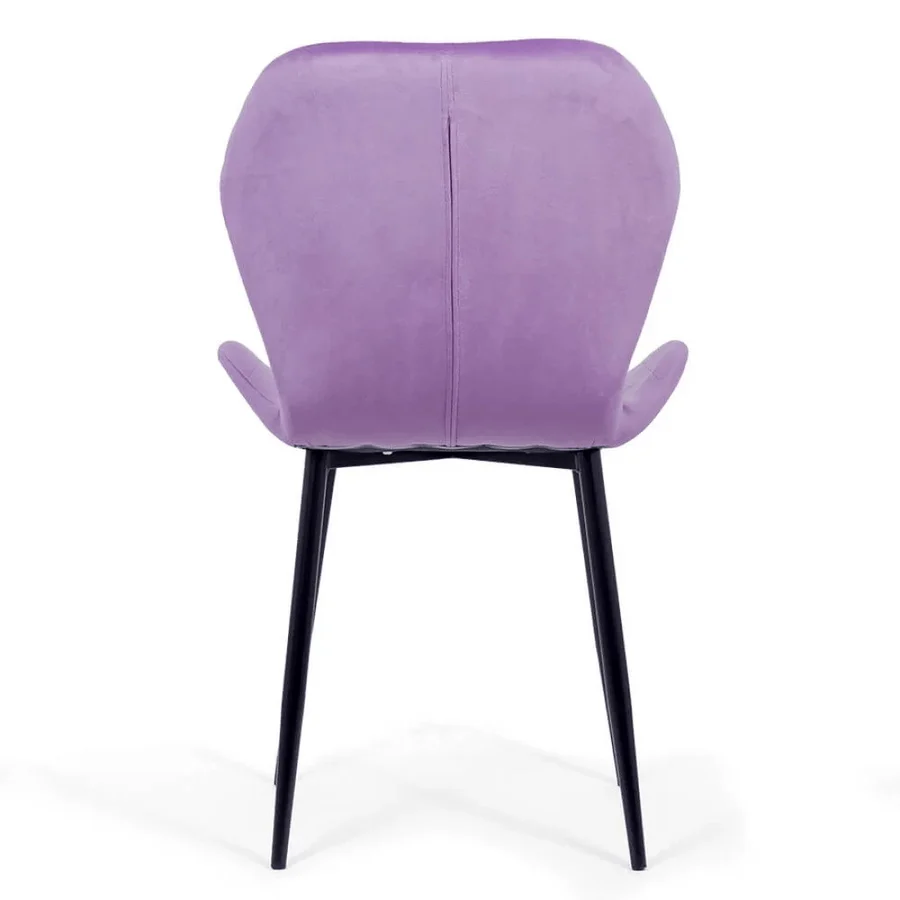 Living room chair velvet black frame