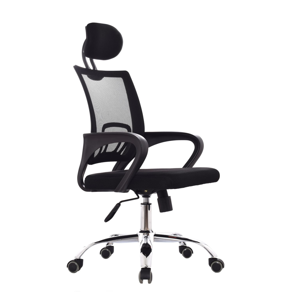 Classic Design Ergonomic Black Mesh Fabric Executive Office Chair With Headrest