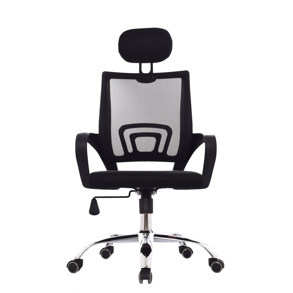 Classic Design Ergonomic Black Mesh Fabric Executive Office Chair With Headrest