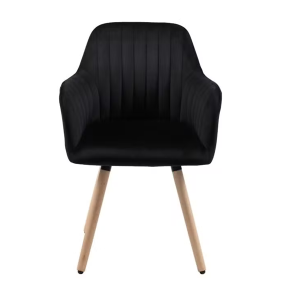 Modern Fabric Dinning Armrest Accent Chair