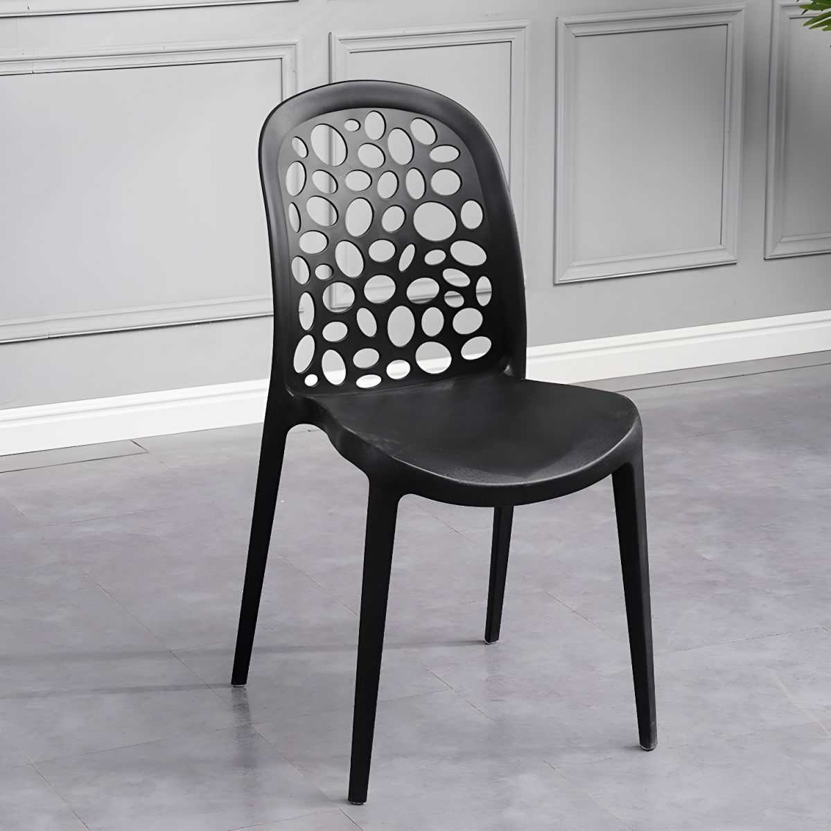 Stylish and Stackable Chair in Plastic and Acrylic