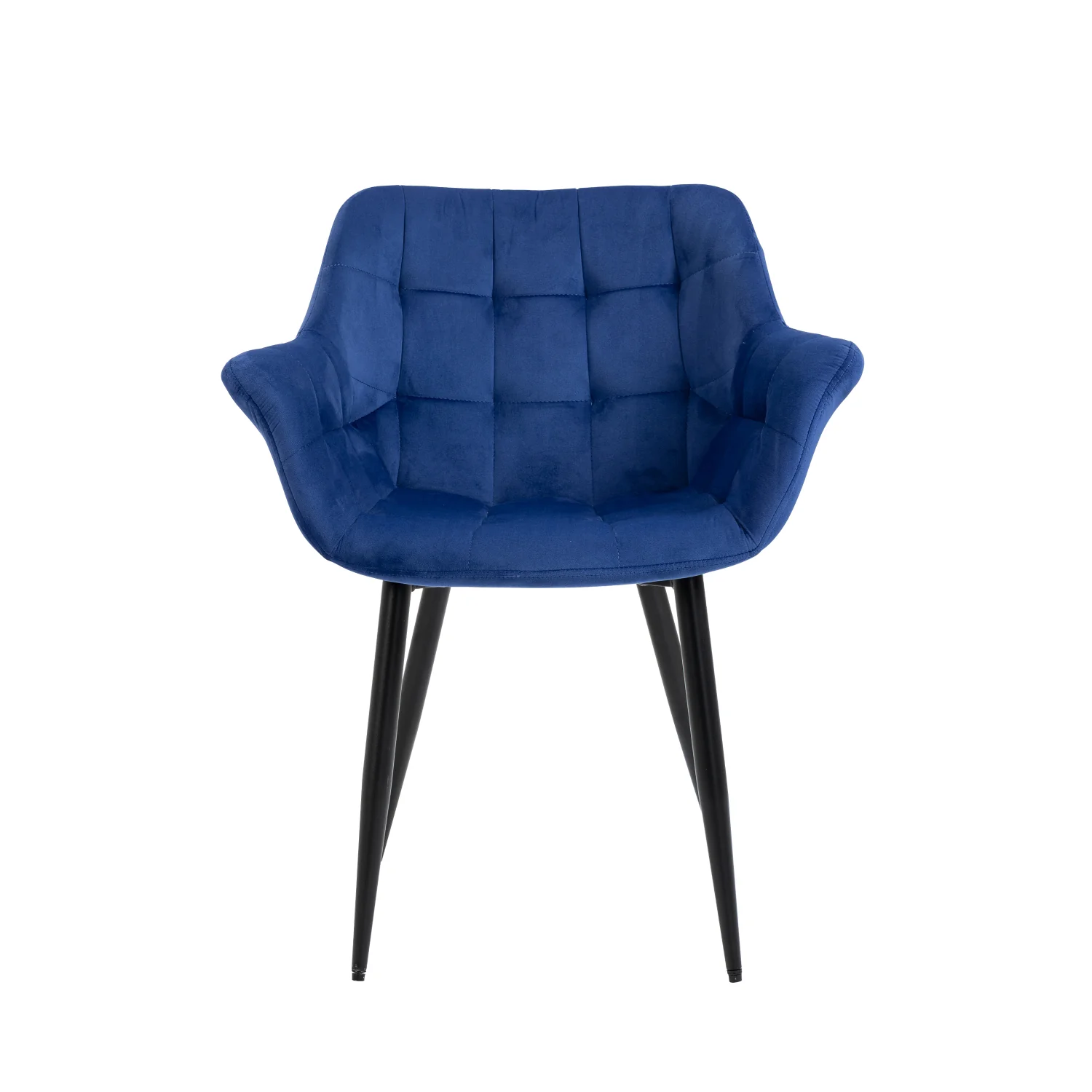 Nordic modern dinning room velvet leather upholstered fabric dining chair with metal leg