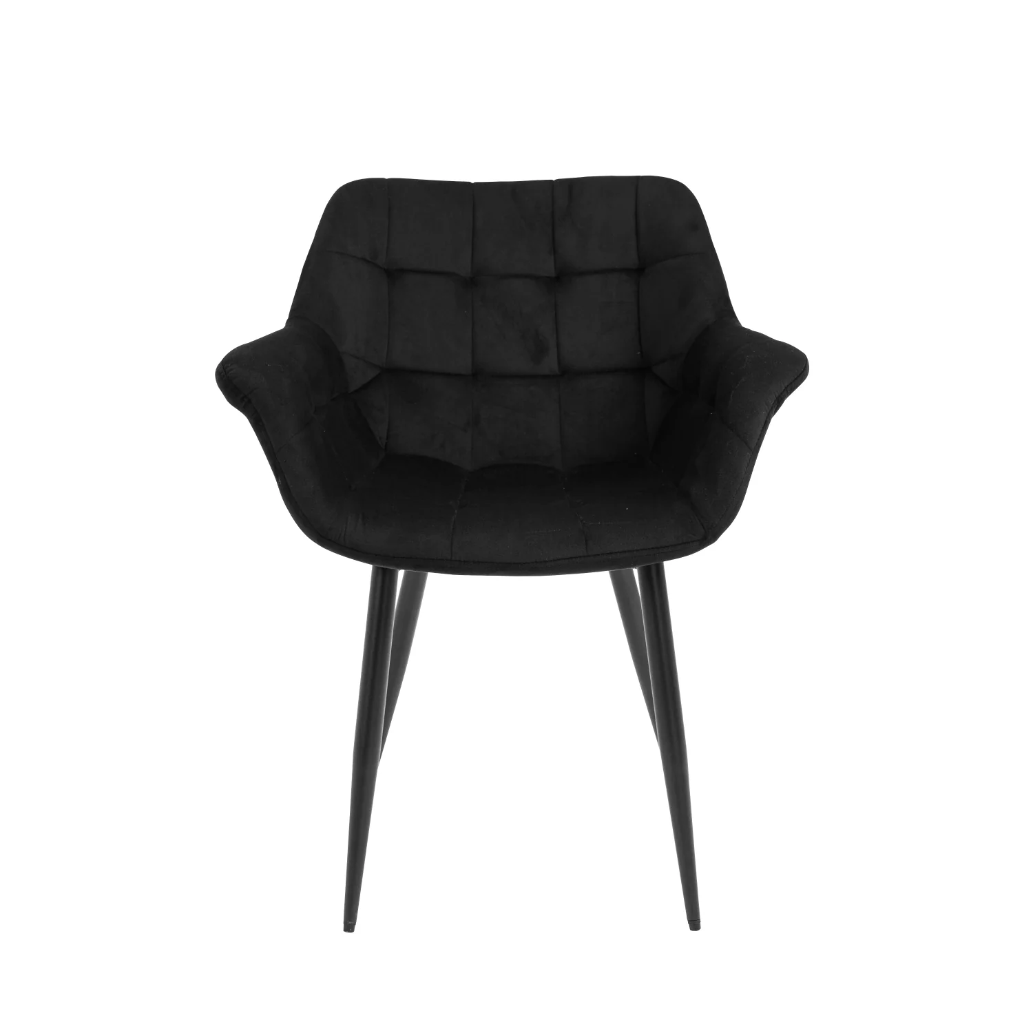 Nordic modern dinning room velvet leather upholstered fabric dining chair with metal leg