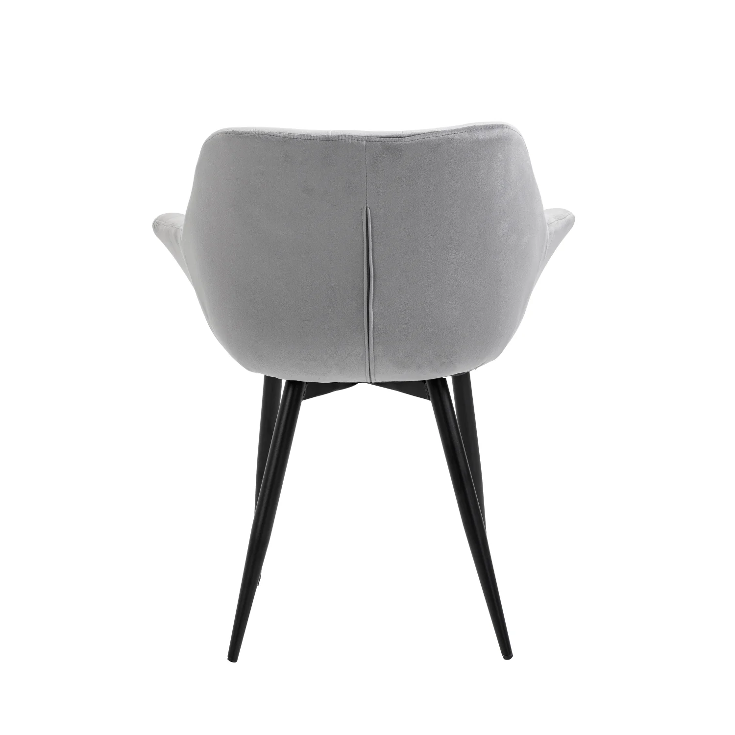 Nordic modern dinning room velvet leather upholstered fabric dining chair with metal leg