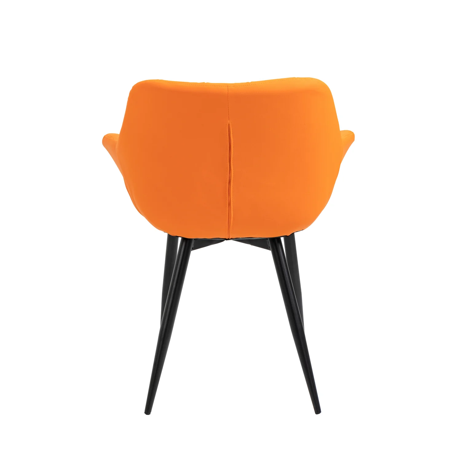 Nordic modern dinning room velvet leather upholstered fabric dining chair with metal leg