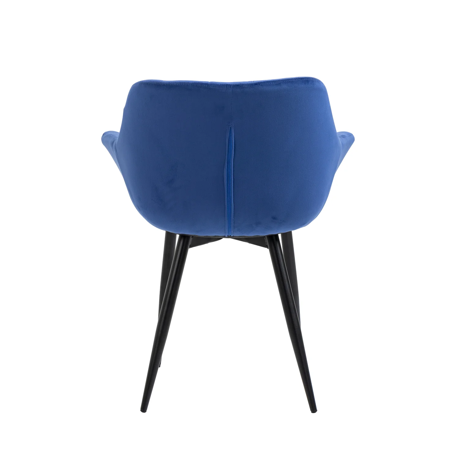 Nordic modern dinning room velvet leather upholstered fabric dining chair with metal leg