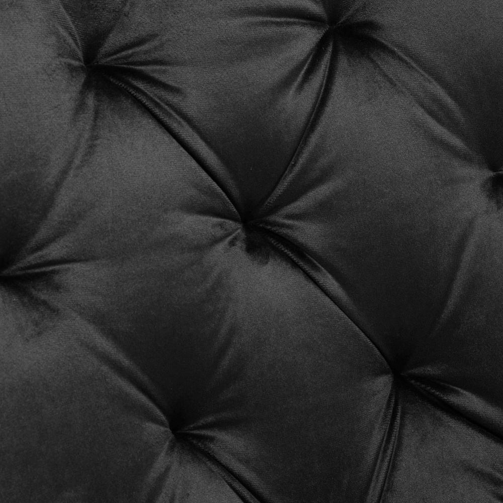 CHERRY II VELVET BLACK LEG STELA CHAIR