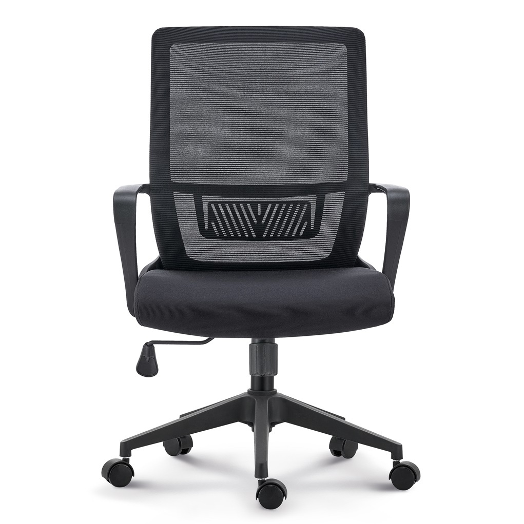 Office Chair with Padded Seat and Mesh Backrest