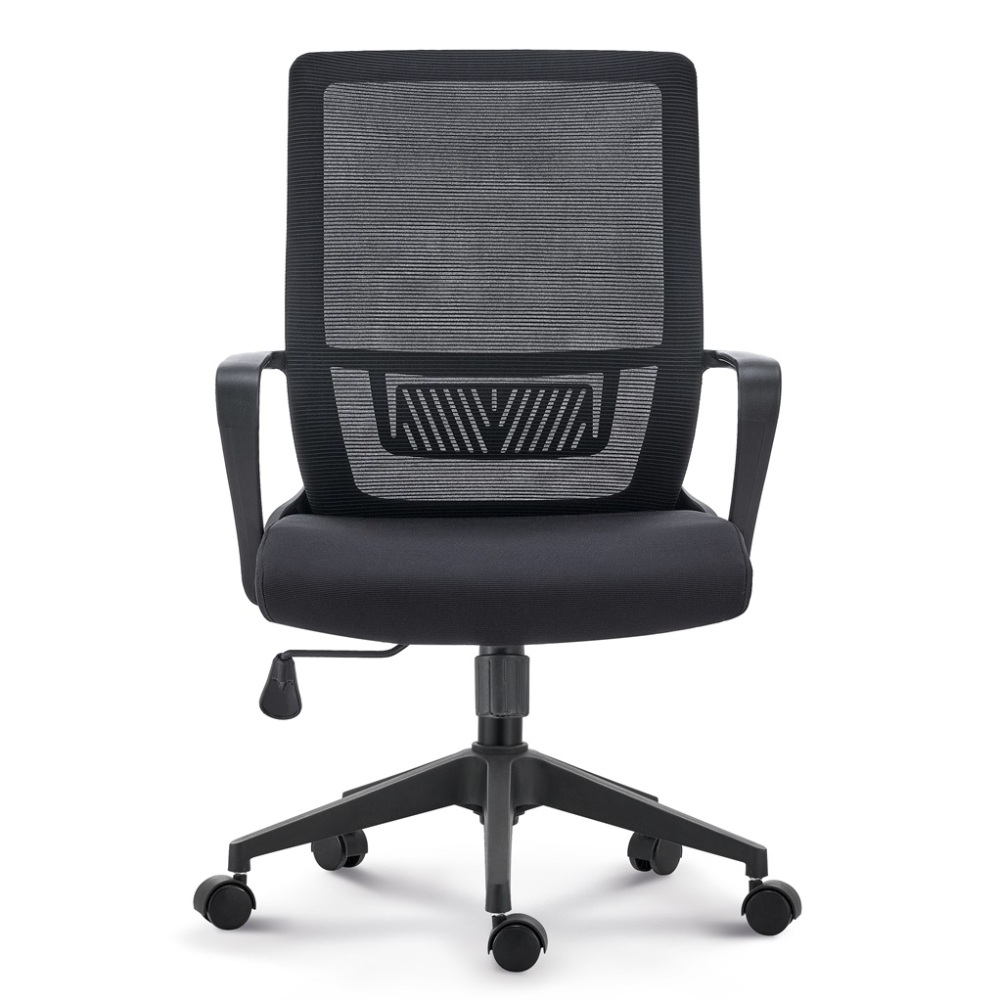 Office Chair with Padded Seat and Mesh Backrest