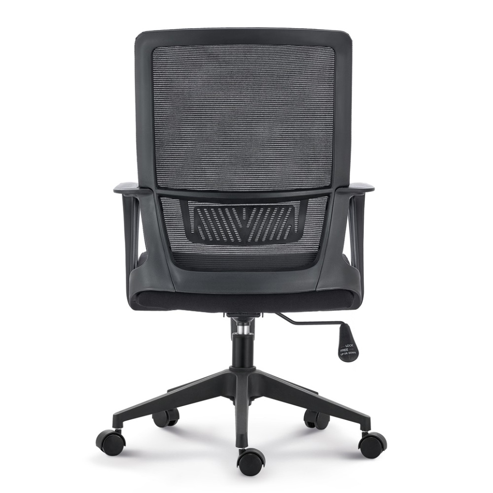 Office Chair with Padded Seat and Mesh Backrest
