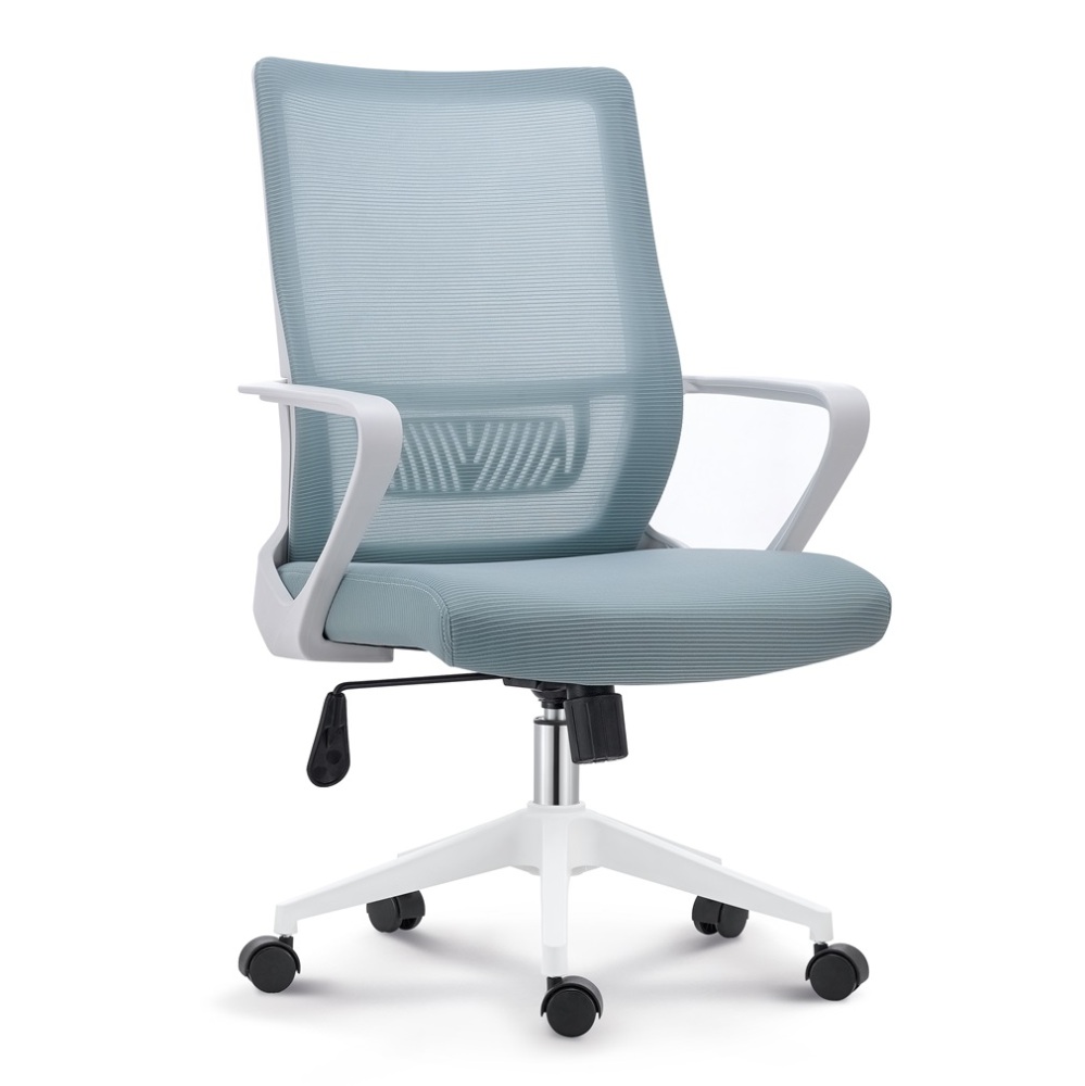 Office Chair with Padded Seat and Mesh Backrest