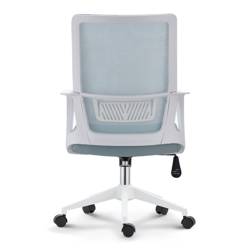 Office Chair with Padded Seat and Mesh Backrest