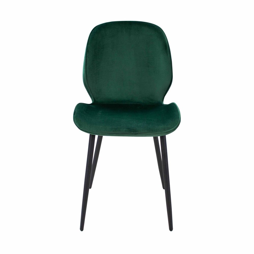 Light Luxury Black Iron Stand Makeup Leather Back Home Office Chair