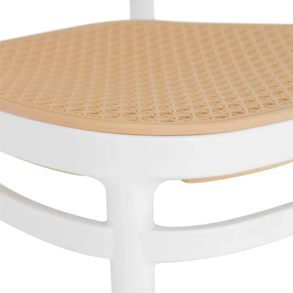 Contemporary Plastic Stable Armless Chair