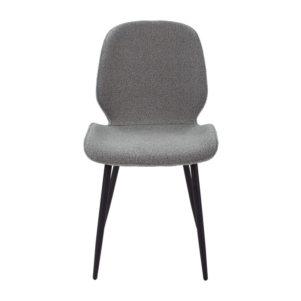 Light Luxury Black Iron Stand Makeup Leather Back Home Office Chair
