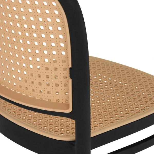 Contemporary Plastic Stable Armless Chair