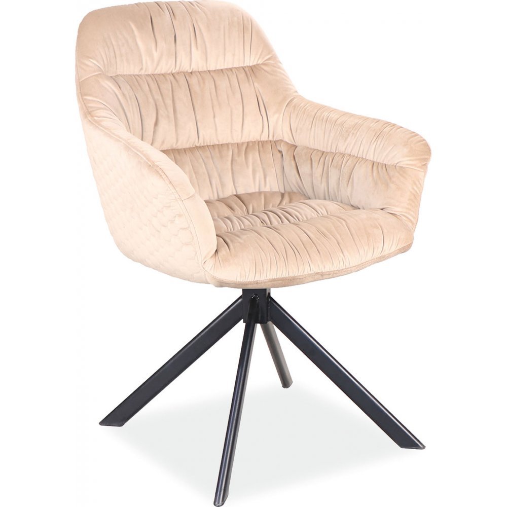 Modern Antique 360° Rotatable Velvet Chair for Home Dining Hall Hotel