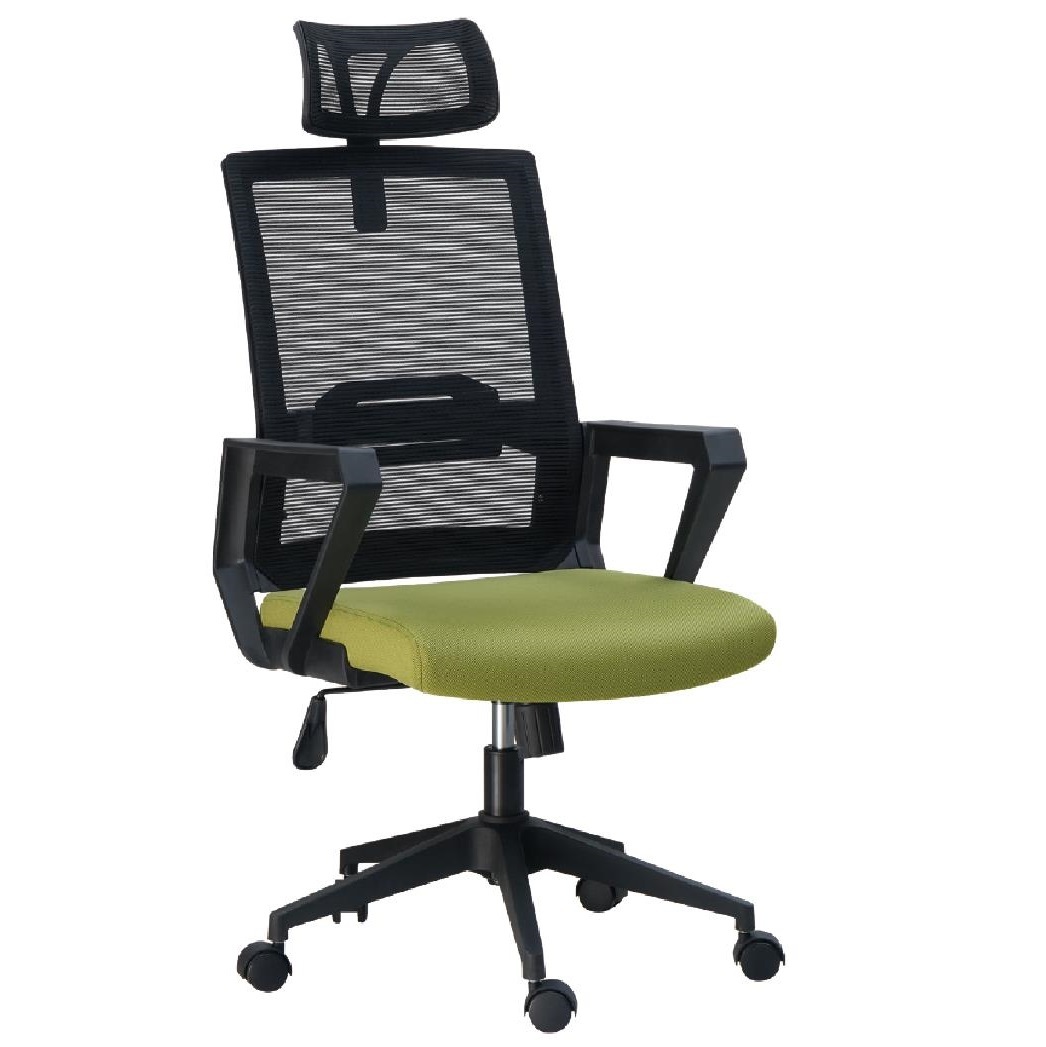 Adjustable Height High Mash Office Chair with Adjustable Headrest