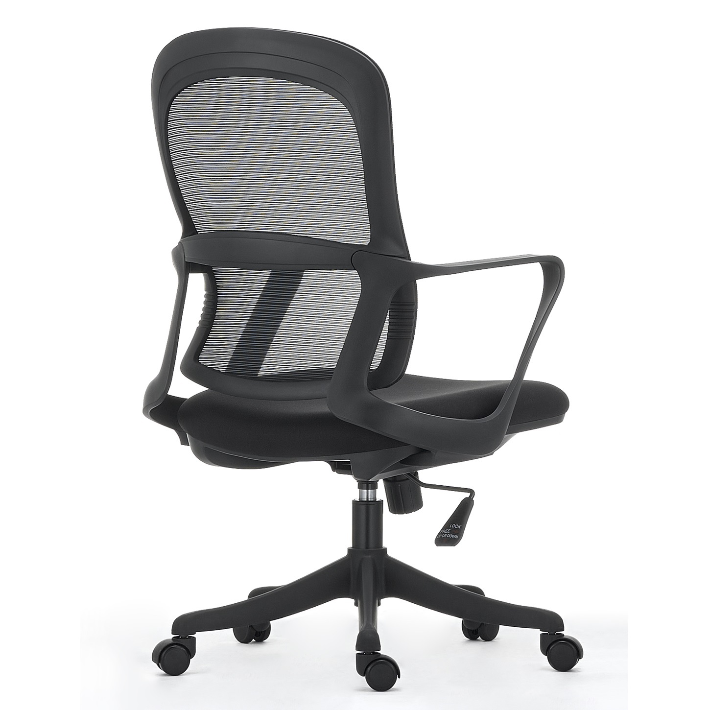 Ergonomic Office Chair in Modern Style with Arms and Wheels