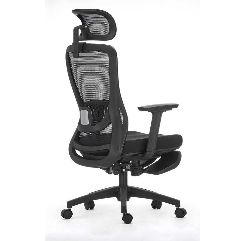 Ergonomic Office Chair with Footrest High Back Desk Chair Thick Seat Cushion and Adjustable Headrest Task Chair