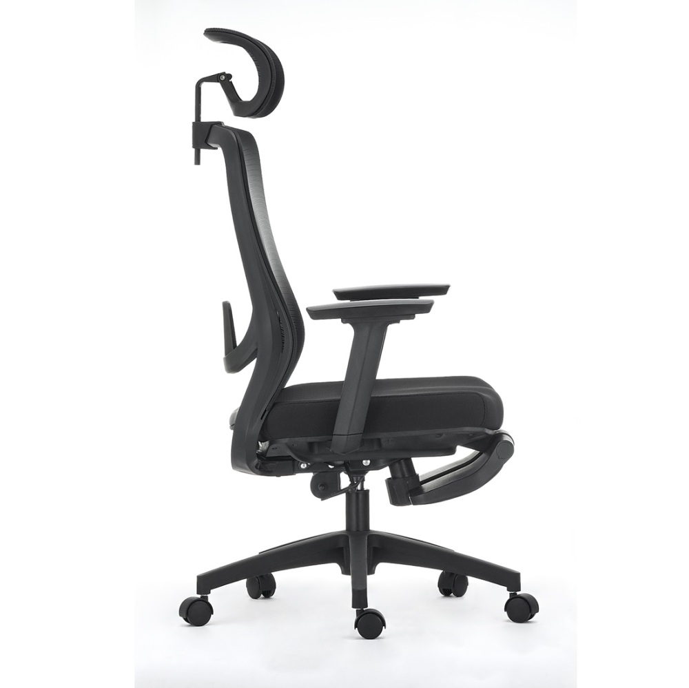 Ergonomic Office Chair with Footrest High Back Desk Chair Thick Seat Cushion and Adjustable Headrest Task Chair