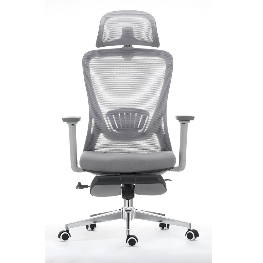 Ergonomic Office Chair with Footrest High Back Desk Chair Thick Seat Cushion and Adjustable Headrest Task Chair