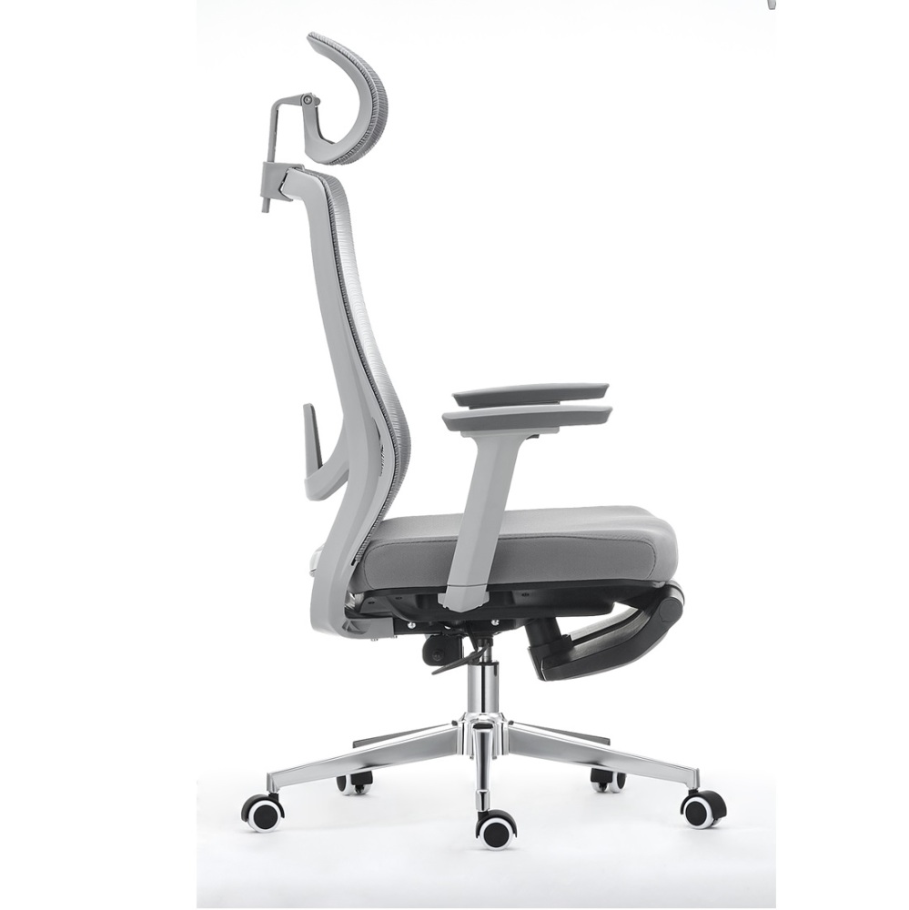 Ergonomic Office Chair with Footrest High Back Desk Chair Thick Seat Cushion and Adjustable Headrest Task Chair