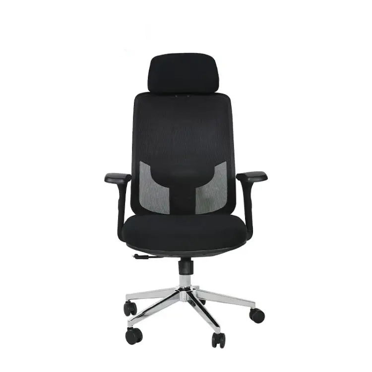 Modern Comfortable Black Mesh Ergonomic Office Chairs Wheels