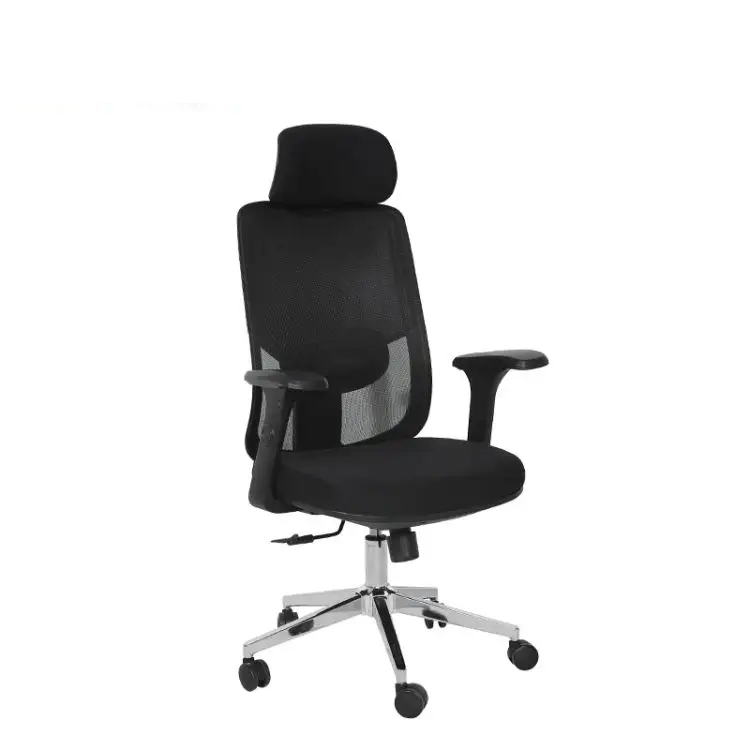 Modern Comfortable Black Mesh Ergonomic Office Chairs Wheels