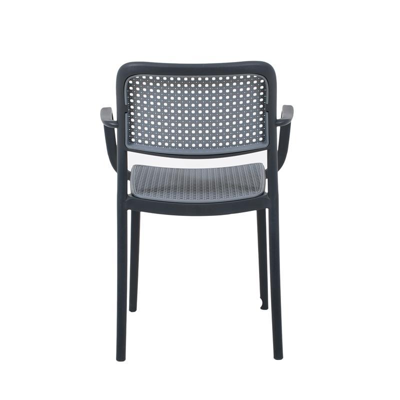 Nordic Ratan Chair Modern Hotel Banquet Living Room Wooden Black Cafe Dining Chair Armrest