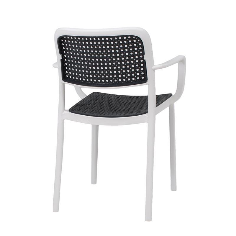 Nordic Ratan Chair Modern Hotel Banquet Living Room Wooden Black Cafe Dining Chair Armrest