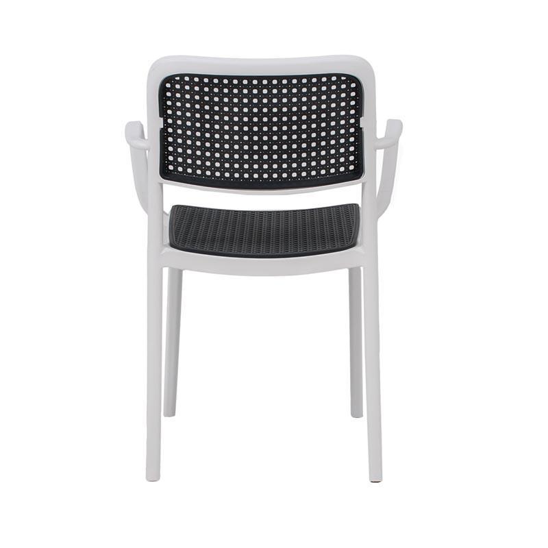 Nordic Ratan Chair Modern Hotel Banquet Living Room Wooden Black Cafe Dining Chair Armrest