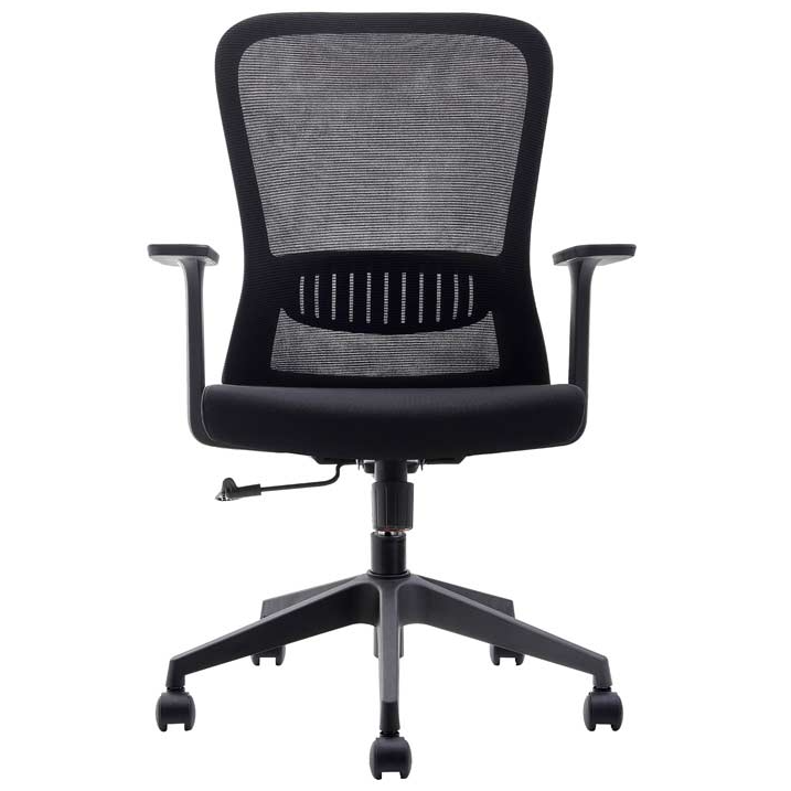 Natya Secretary Chair Ergonomic Black Mesh Seat Swivel Office Chair