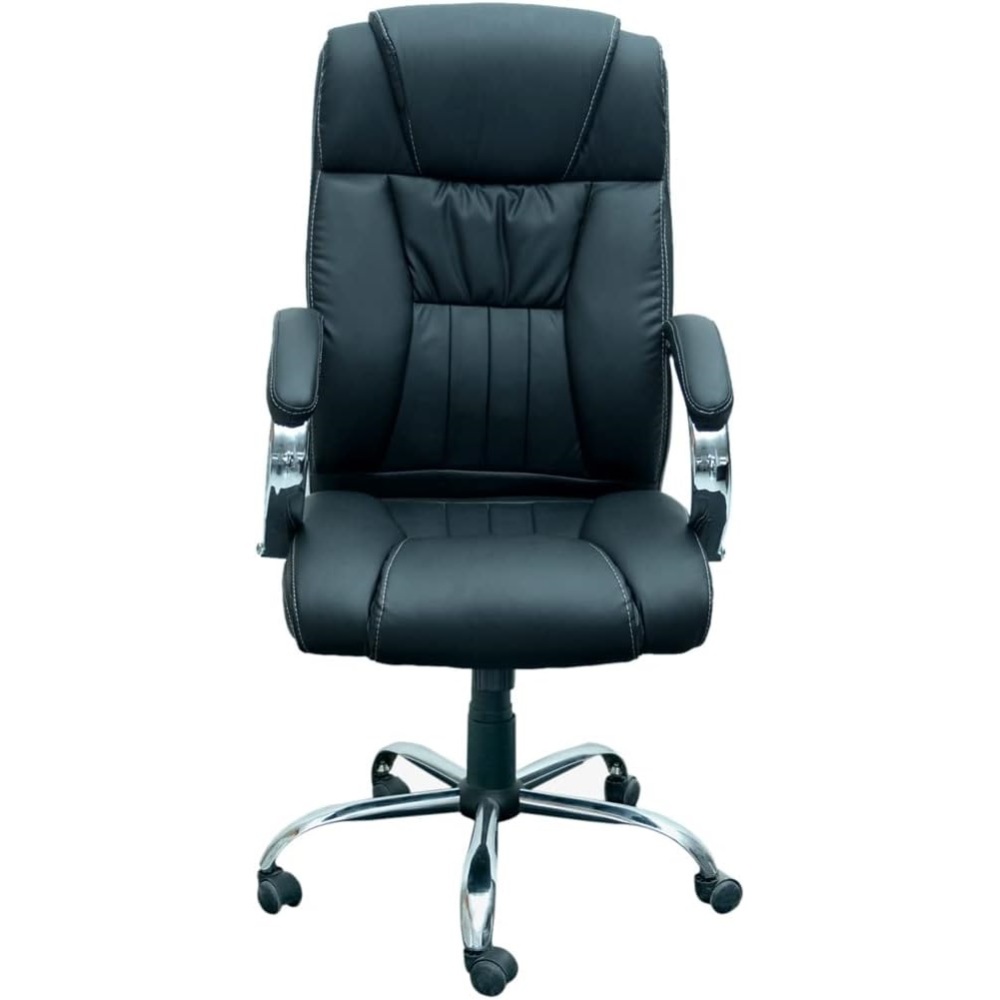 High Back Executive Chair Black Executive PU Leather Swivel Chair