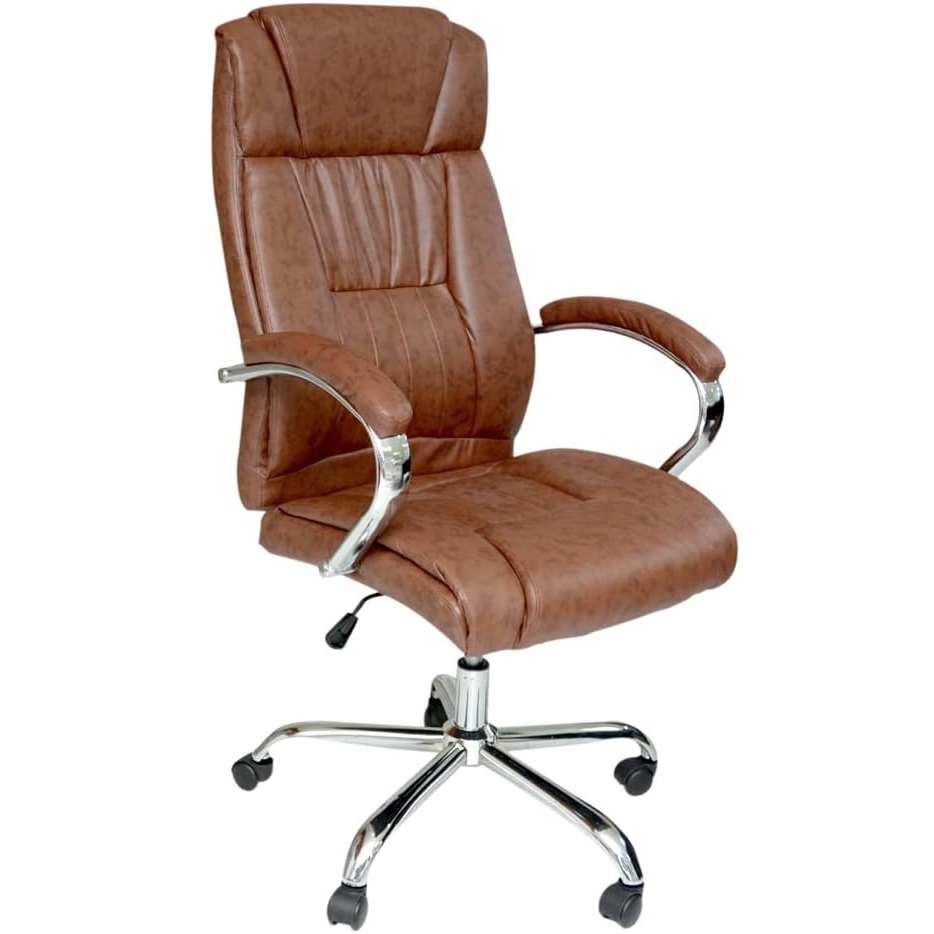 High Back Executive Chair Black Executive PU Leather Swivel Chair