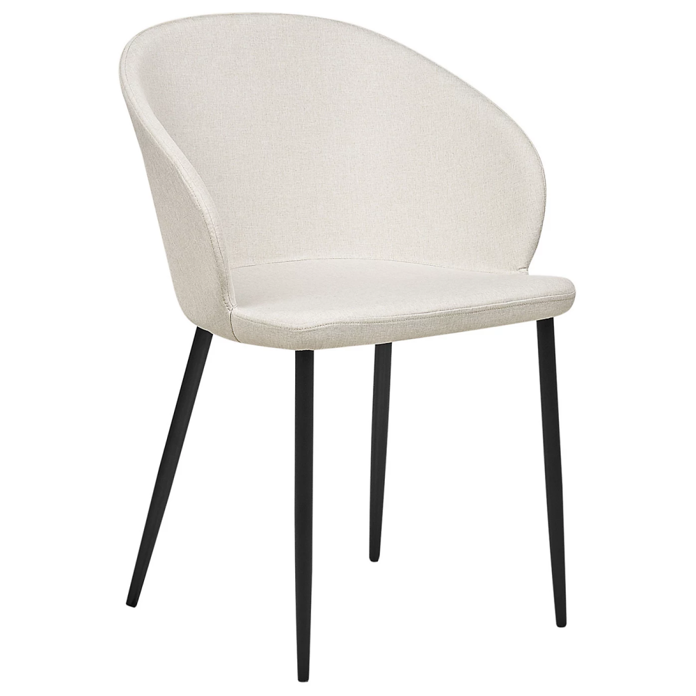 Vintage Upholstered Fabric Polyester Dining Chair