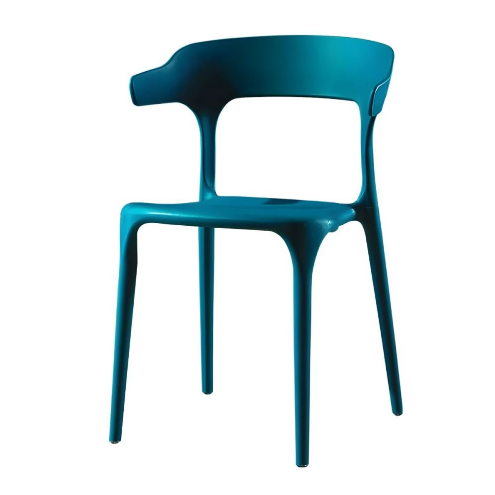 Scandinavian Style Armchair with Open Back