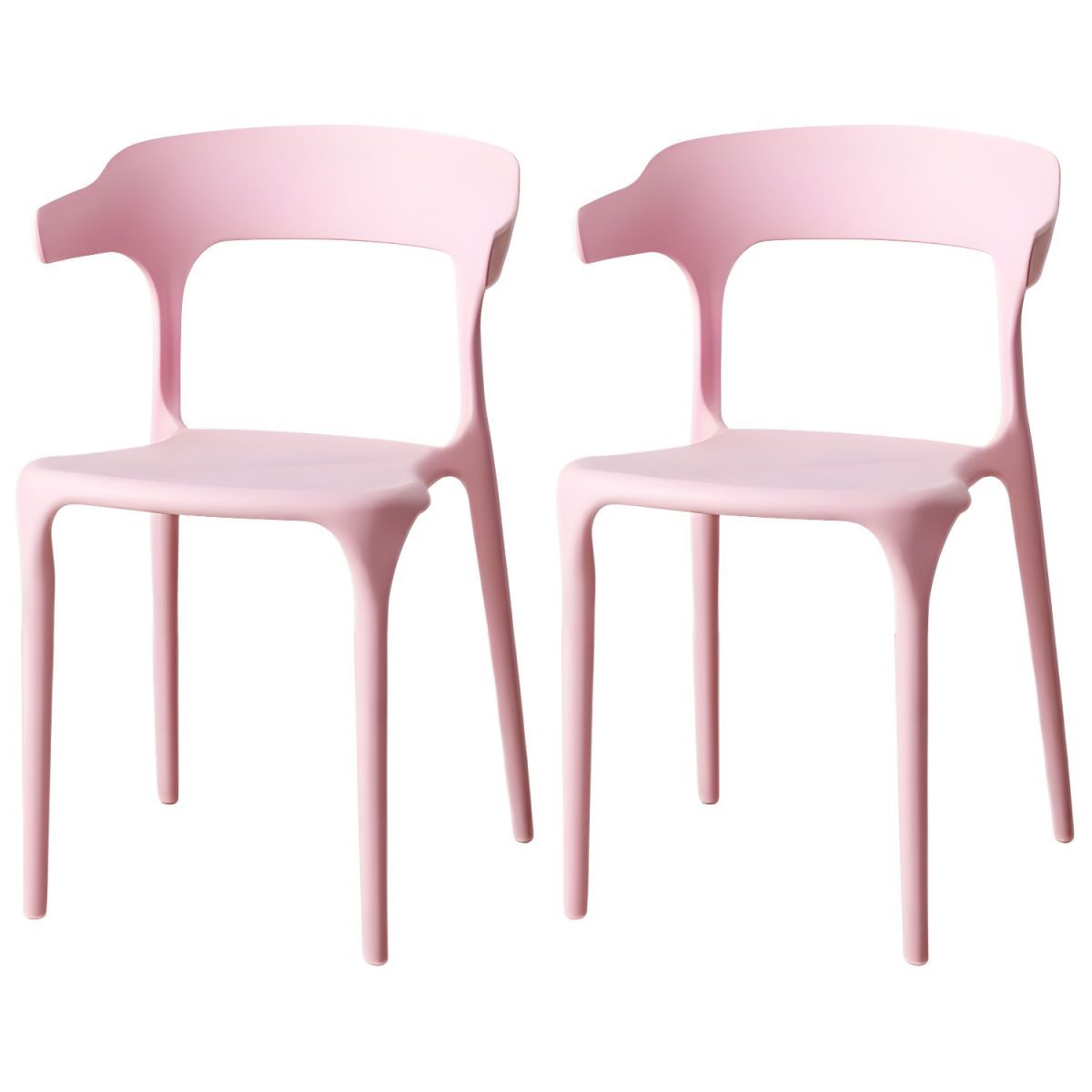 Scandinavian Style Armchair with Open Back