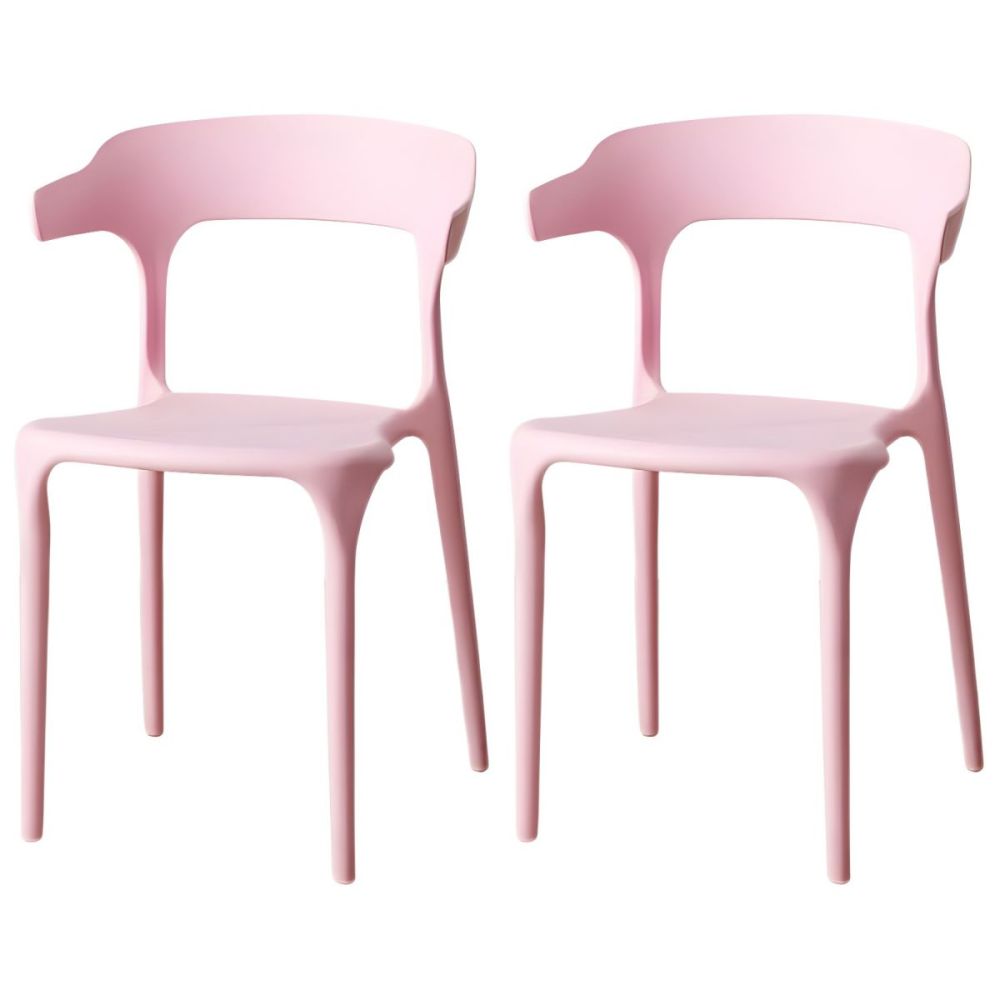 Scandinavian Style Armchair with Open Back