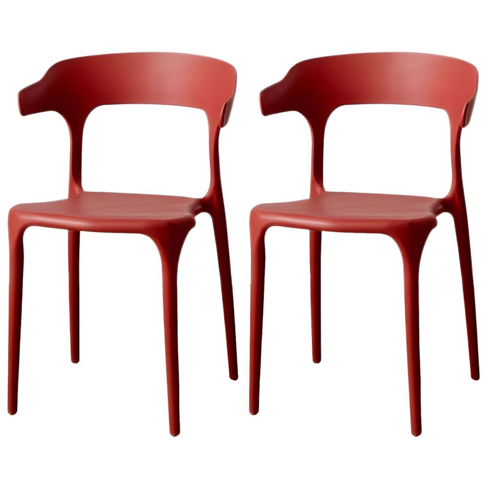 Scandinavian Style Armchair with Open Back