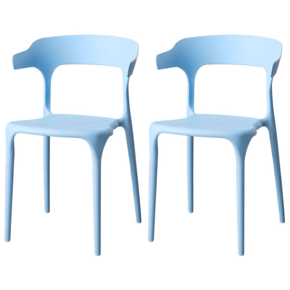 Scandinavian Style Armchair with Open Back