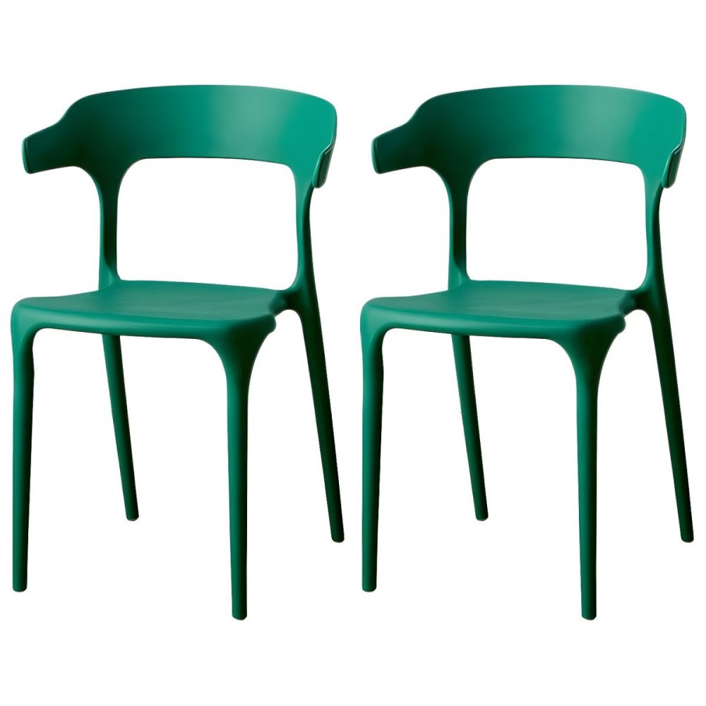 Scandinavian Style Armchair with Open Back