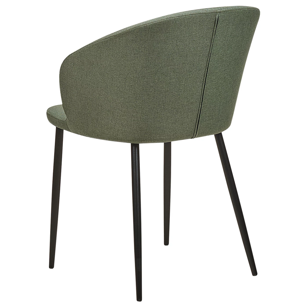 Vintage Upholstered Fabric Polyester Dining Chair