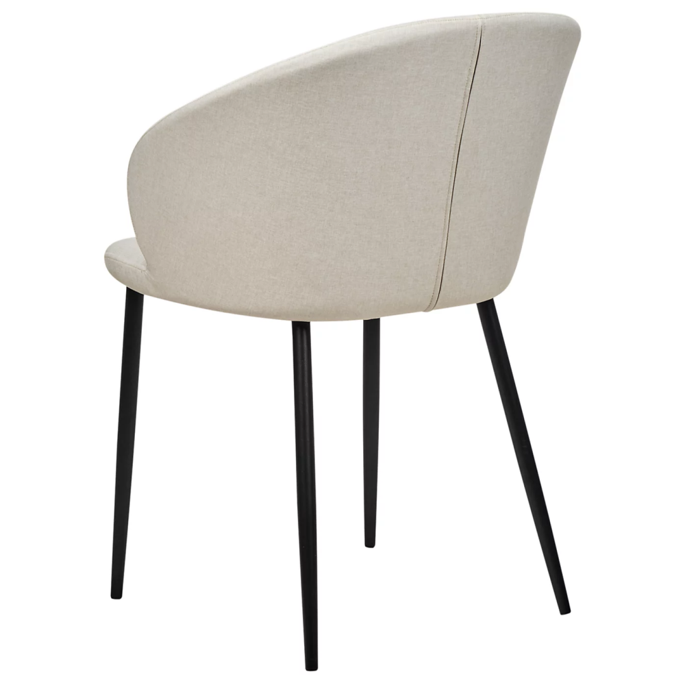 Vintage Upholstered Fabric Polyester Dining Chair