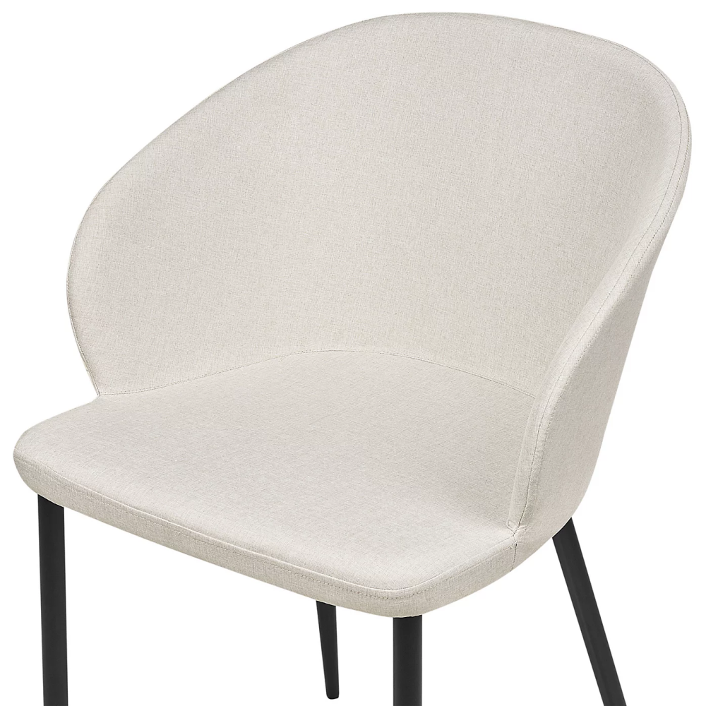 Vintage Upholstered Fabric Polyester Dining Chair