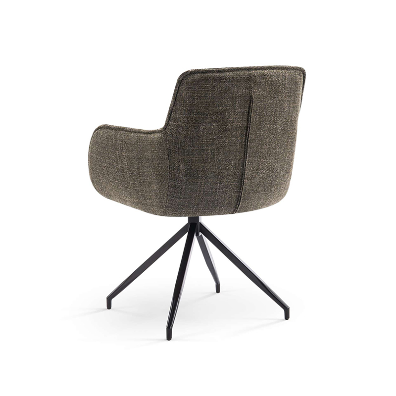 Swivel Dining Chairs With Black Legs