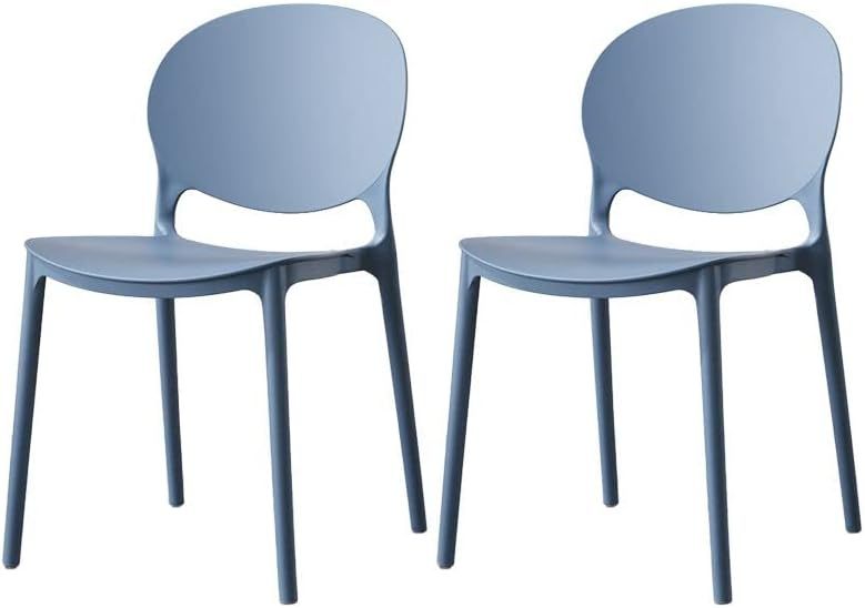 Armless Stackable Plastic Chair